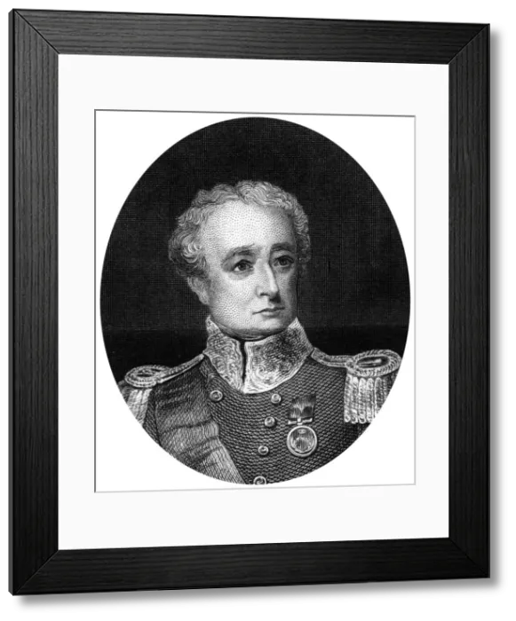 Framed Print : Sir Robert Henry Sale (1782-1845), British soldier, 1837 Framed Print : Sir Robert Henry Sale (1782-1845), British soldier, 1837