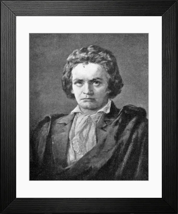 Framed Print : Ludwig van Beethoven, (1770-1827), German composer, 1909 Framed Print : Ludwig van Beethoven, (1770-1827), German composer, 1909