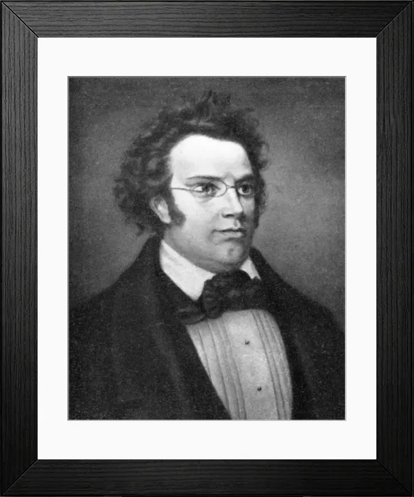 Framed Print : Franz Peter Schubert, (1797-1828), Austrian composer, 1909