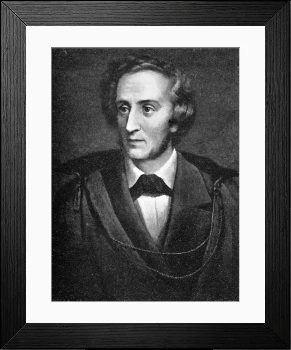 Framed Print : Felix Mendelssohn, (1809-1847), German composer, 1909 Framed Print : Felix Mendelssohn, (1809-1847), German composer, 1909