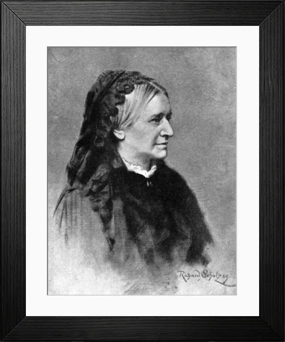 Framed Print : Clara Josephine Wieck Schumann, (1819-1896), leading pianists of the Romantic, 1909