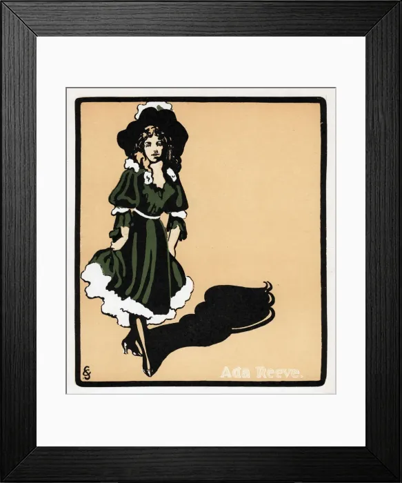 Framed Print : Ada Reeve (1874-1966), English actress, late 19th century Framed Print : Ada Reeve (1874-1966), English actress, late 19th century