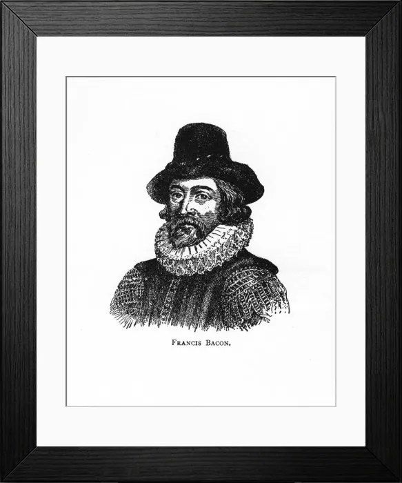 Framed Print : Francis Bacon, 1st Viscount St Albans, English philosopher, scientist and statesman, (20th century)