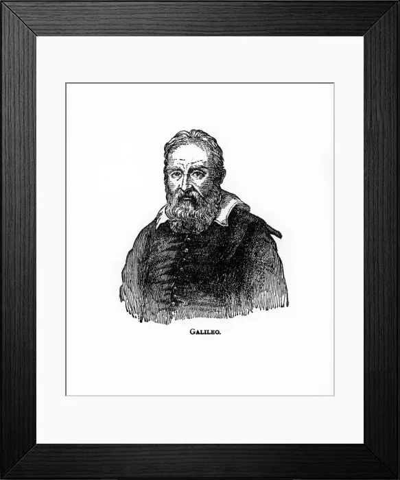 Framed Print : Galileo Galilei, Italian physicist, astronomer, and philosopher, (20th century) Framed Print : Galileo Galilei, Italian physicist, astronomer, and philosopher, (20th century)