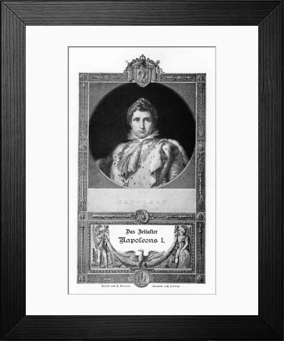 Framed Print : Napoleon I Bonaparte, Emperor of the French, (1900) Framed Print : Napoleon I Bonaparte, Emperor of the French, (1900)