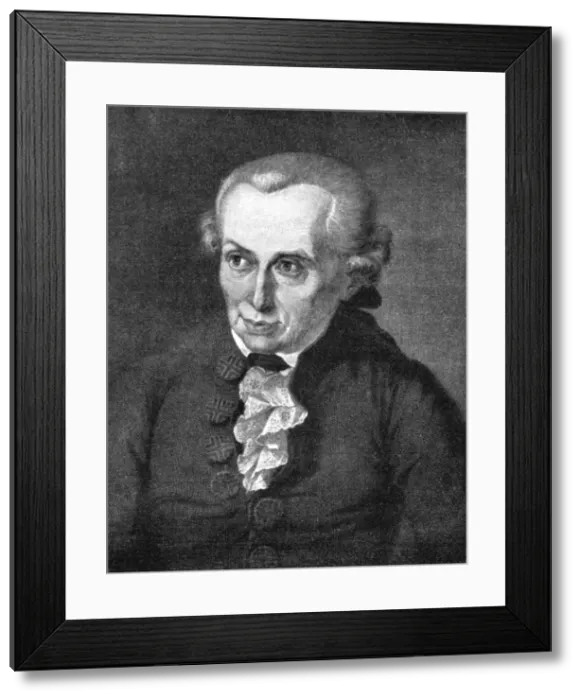 Framed Print : Immanuel Kant, German philosopher, (1900)