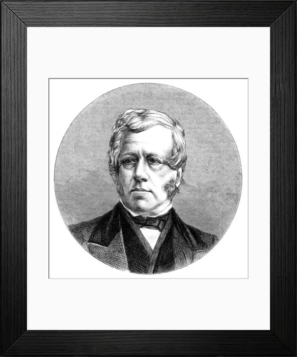 Framed Print : George William Frederick Howard, 7th Earl of Carlisle, British politician and statesman Framed Print : George William Frederick Howard, 7th Earl of Carlisle, British politician and statesman
