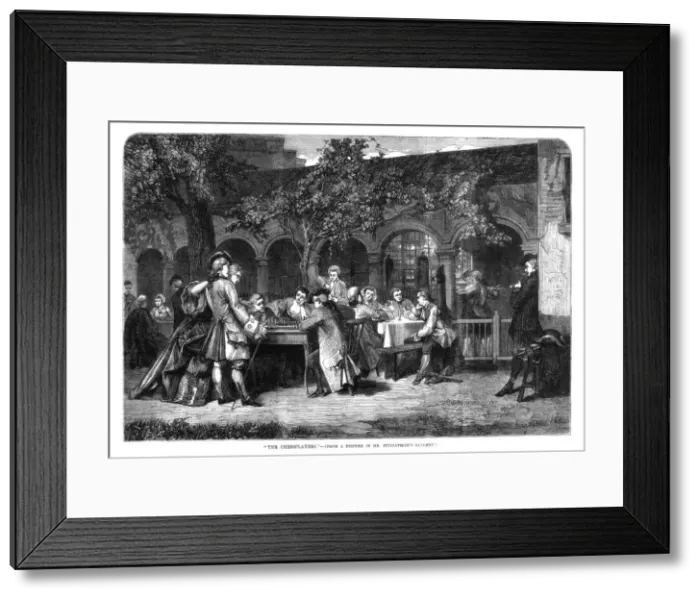 Framed Print : The Chessplayers, 1864 Framed Print : The Chessplayers, 1864