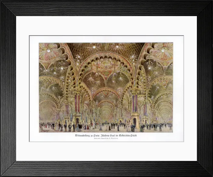 Framed Print : Paris World Exposition (1889), 1900 Framed Print : Paris World Exposition (1889), 1900