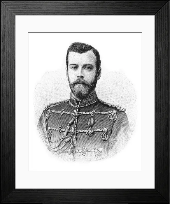 Framed Print : Nicholas II, last Emperor of Russia, 1900 Framed Print : Nicholas II, last Emperor of Russia, 1900