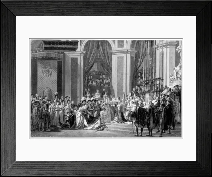 Framed Print : The Consecration of the Emperor Napoleon and the Coronation of the Empress Josephine, 1804 (1900) Framed Print : The Consecration of the Emperor Napoleon and the Coronation of the Empress Josephine, 1804 (1900)