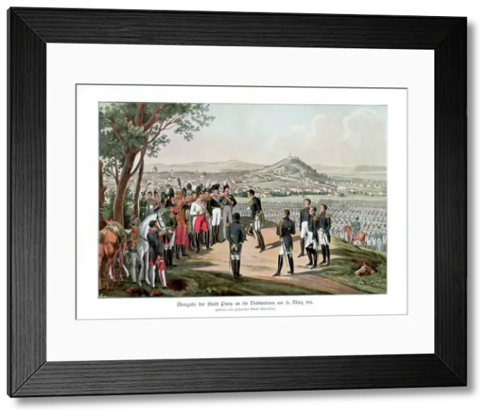 Framed Print : Capitulation of Paris, 31 March 1814 (1900) Framed Print : Capitulation of Paris, 31 March 1814 (1900)