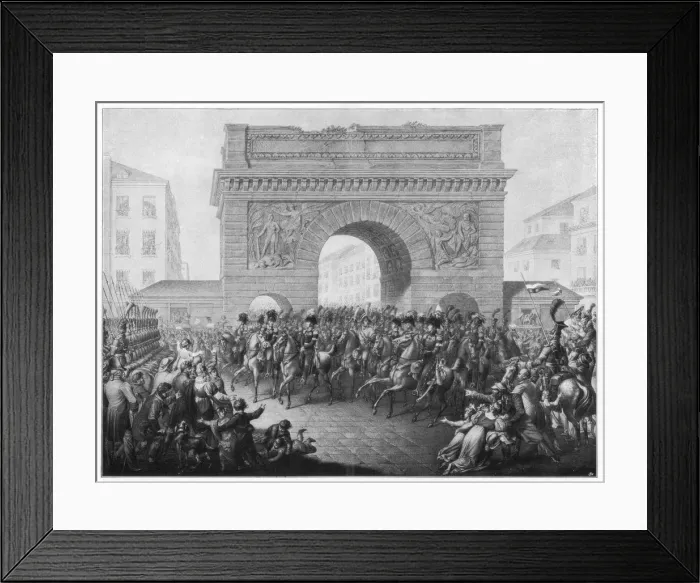 Framed Print : The Allies enter Paris, 31 March 1814 (1900) Framed Print : The Allies enter Paris, 31 March 1814 (1900)