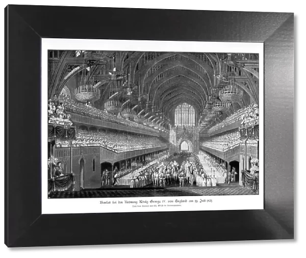 The coronation banquet of George IV at Westminster Hall, London, 19 July 1821 (1900)