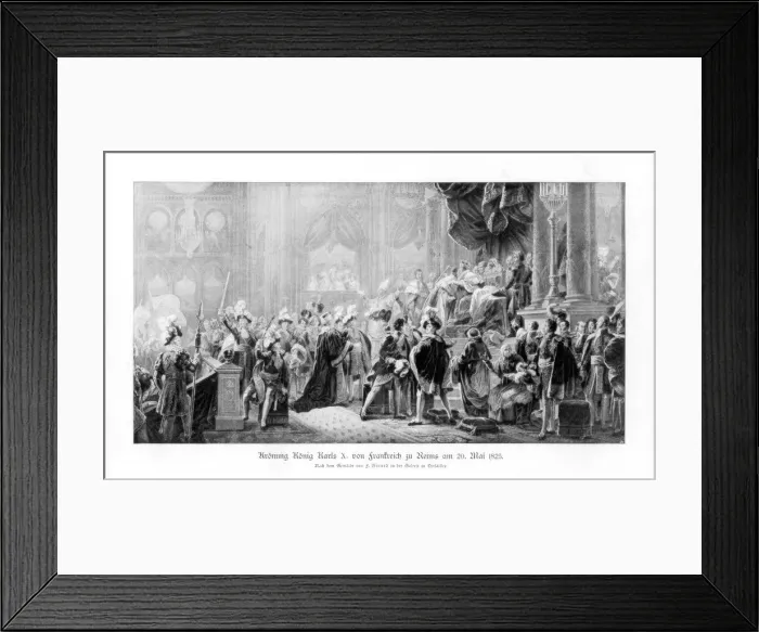 Framed Print : The coronation of King Charles X of France, Reims, 20 May 1825 (1900) Framed Print : The coronation of King Charles X of France, Reims, 20 May 1825 (1900)
