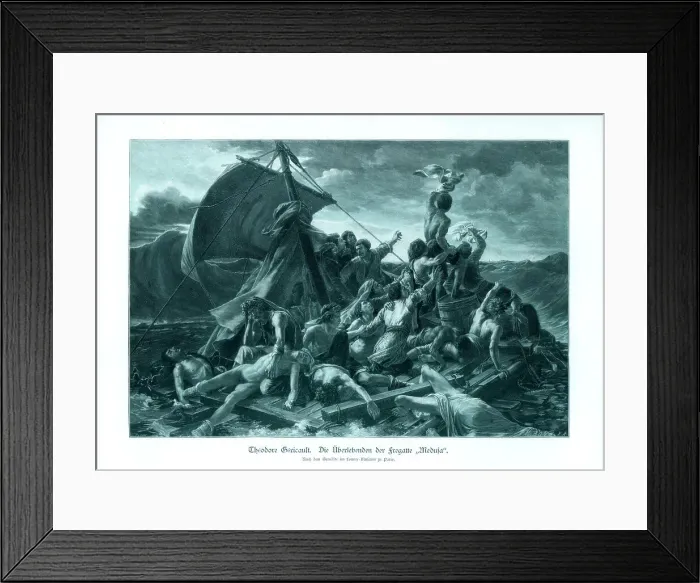 Framed Print : The Raft of the Medusa, 1900 Framed Print : The Raft of the Medusa, 1900