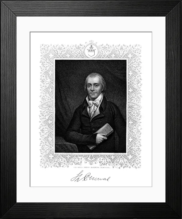 Framed Print : Spencer Perceval, British statesman and Prime Minister, 19th century. Artist: C Picart Framed Print : Spencer Perceval, British statesman and Prime Minister, 19th century. Artist: C Picart