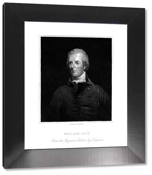 William Pitt the Younger, British politician, 19th century. Artist: James Posselwhite