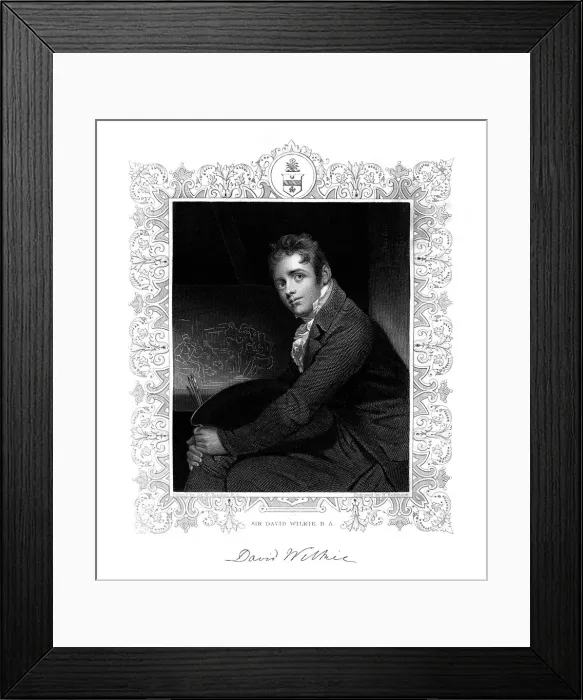 Framed Print : Sir David Wilkie, Scottish painter, 19th century. Artist: H Robinson Framed Print : Sir David Wilkie, Scottish painter, 19th century. Artist: H Robinson