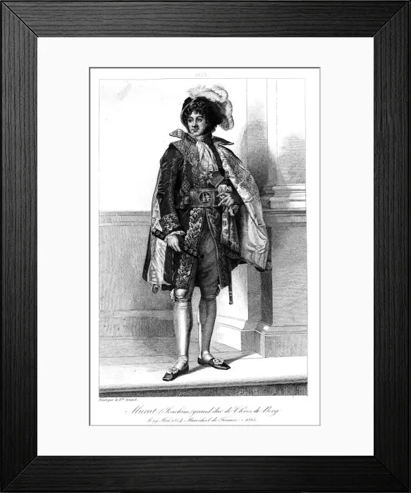 Framed Print : Joachim Murat (1767-1815), Marshal of France, 1839. Artist: Geille Framed Print : Joachim Murat (1767-1815), Marshal of France, 1839. Artist: Geille