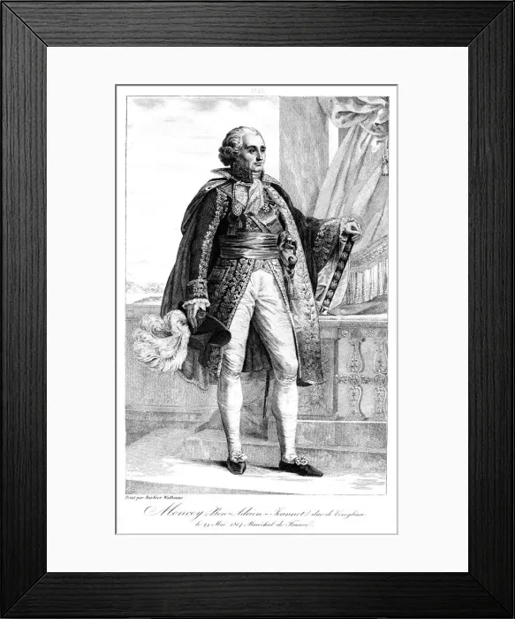 Framed Print : Bon Adrien Jeannot de Moncey (1754-1842), Marshal of France, 1839. Artist: Geille Framed Print : Bon Adrien Jeannot de Moncey (1754-1842), Marshal of France, 1839. Artist: Geille