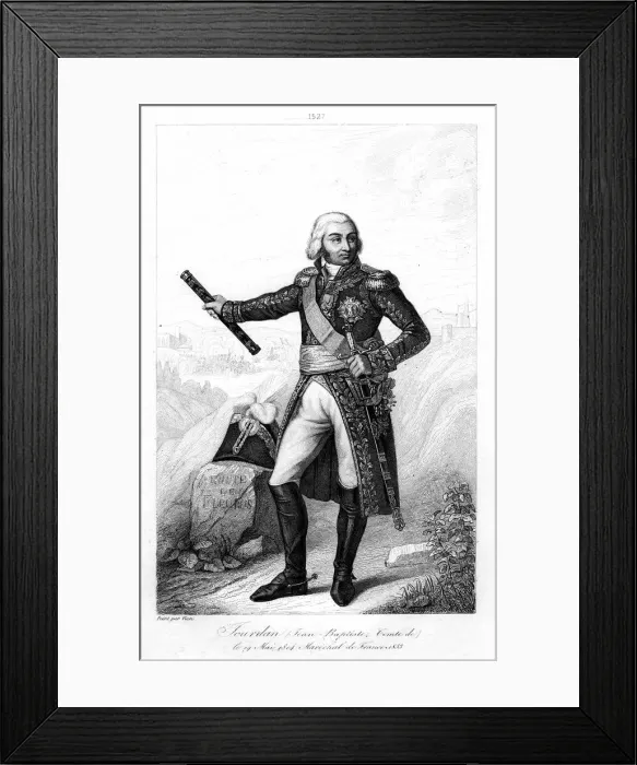 Framed Print : Jean-Baptiste Jourdan (1762-1833), Marshal of France, 1839. Artist: Legris Framed Print : Jean-Baptiste Jourdan (1762-1833), Marshal of France, 1839. Artist: Legris