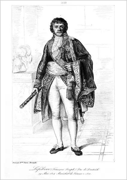 Francois Joseph Lefebvre (1755-1820), duc de Dantzig, 1839. Artist: Francois Pigeot