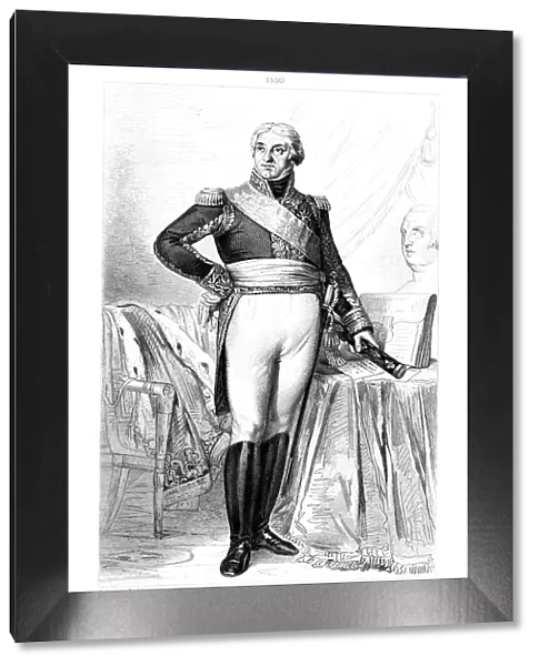 Pierre de Ruel (1752-1821), marquis de Beurnonville, French general, 1839. Artist: Darodes