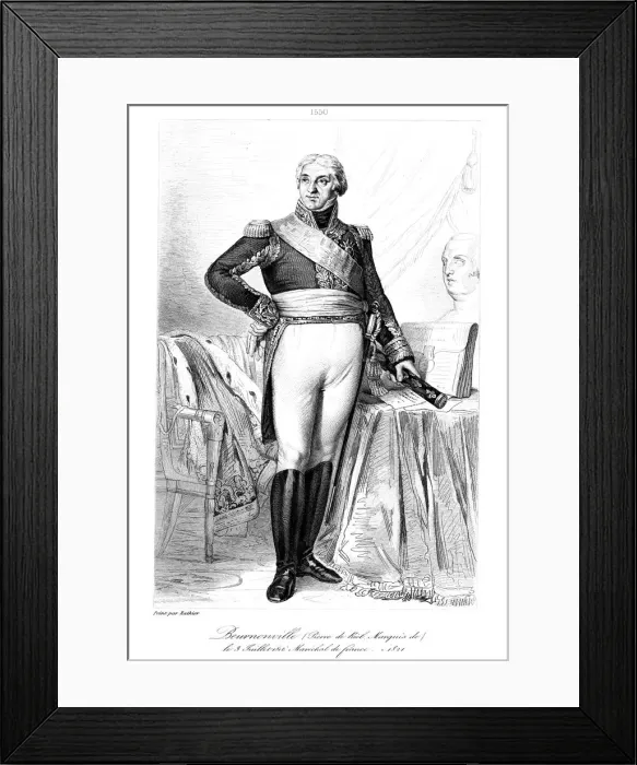 Framed Print : Pierre de Ruel (1752-1821), marquis de Beurnonville, French general, 1839. Artist: Darodes