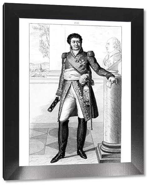 Henri Jacques-Guillaume Clarke (1765-1818), duc de Feltre and Marshal of France, 1839. Artist: Julien Leopold Boilly