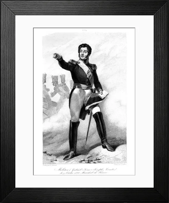 Framed Print : Gabriel Jean Joseph Molitor (1770-1849), Marshal of France, 1839. Artist: Leclerc Framed Print : Gabriel Jean Joseph Molitor (1770-1849), Marshal of France, 1839. Artist: Leclerc