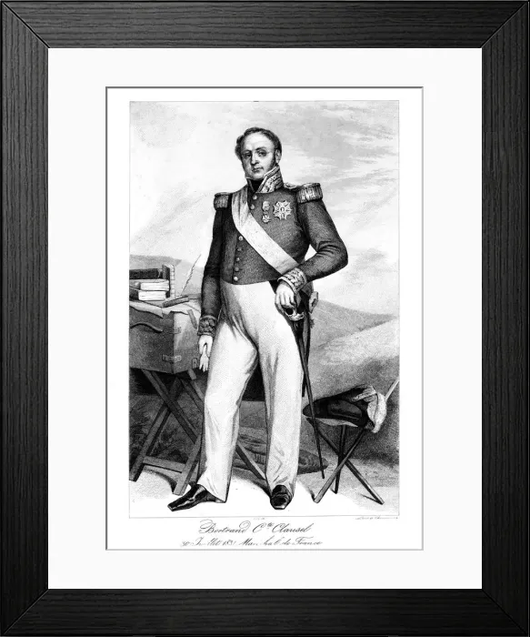 Framed Print : Bertrand Clausel (1772-1842), Marshal of France, 1839. Artist: Ruhiere Framed Print : Bertrand Clausel (1772-1842), Marshal of France, 1839. Artist: Ruhiere