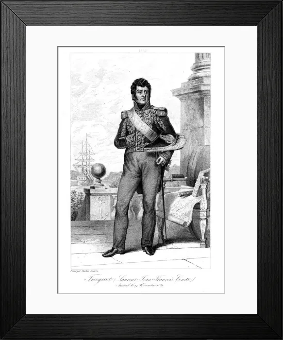 Framed Print : Laurent Jean Francois Truguet (1765-1831), French admiral, 1839. Artist: Geille Framed Print : Laurent Jean Francois Truguet (1765-1831), French admiral, 1839. Artist: Geille