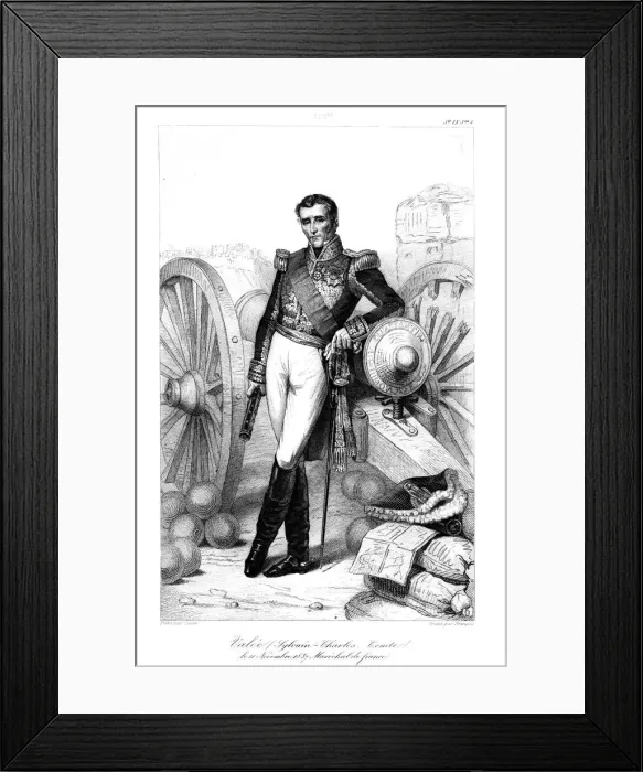 Framed Print : Sylvain Charles Valee (1773-1840), Marshal of France, 1839. Artist: Francois Framed Print : Sylvain Charles Valee (1773-1840), Marshal of France, 1839. Artist: Francois
