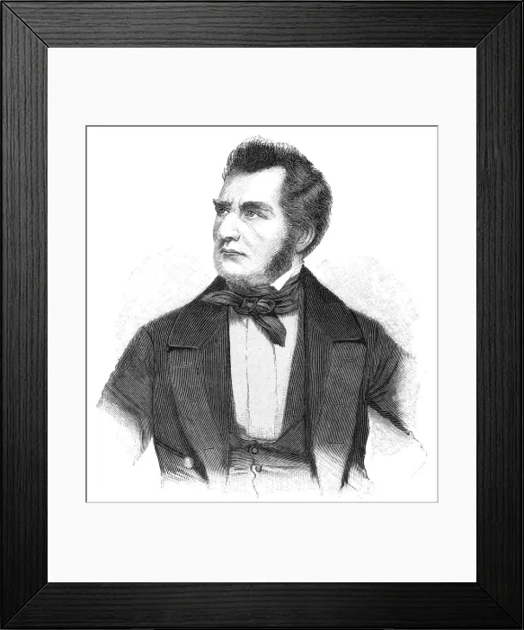 Framed Print : Heinrich von Gagern, (1799-1880) statesman who argued for the unification of Germany, 1900 Framed Print : Heinrich von Gagern, (1799-1880) statesman who argued for the unification of Germany, 1900