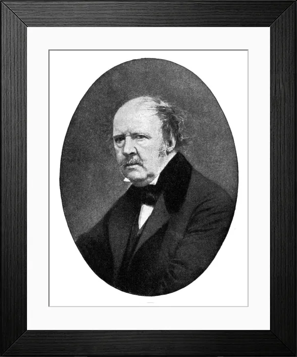 Framed Print : William Henry Fox Talbot (1800-1877), British photography pioneer, 1900. Artist: Blechinger Framed Print : William Henry Fox Talbot (1800-1877), British photography pioneer, 1900. Artist: Blechinger