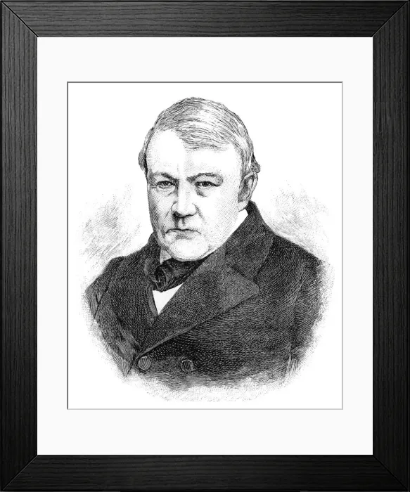 Framed Print : Christian Friedrich Schoenbein (1799-1868), German-Swiss chemist, 1900 Framed Print : Christian Friedrich Schoenbein (1799-1868), German-Swiss chemist, 1900