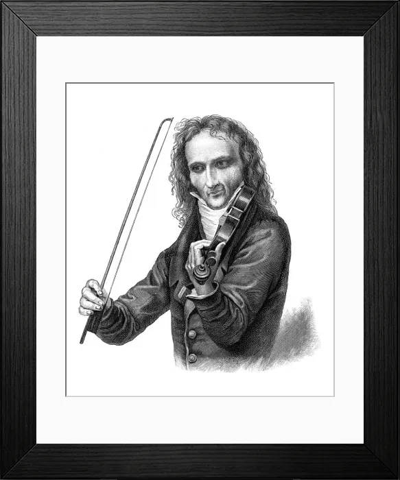 Framed Print : Nicolo Paganini, 19th century Italian violinist, violist, guitarist and composer, (1900) Framed Print : Nicolo Paganini, 19th century Italian violinist, violist, guitarist and composer, (1900)
