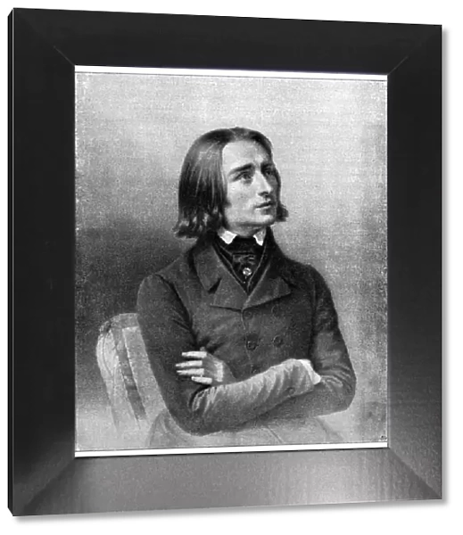Franz Liszt, 19th century Hungarian virtuoso pianist and composer, (1900)