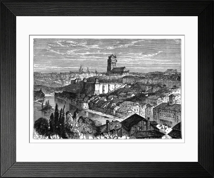 Framed Print : Berne, Switzerland, c1890 Framed Print : Berne, Switzerland, c1890