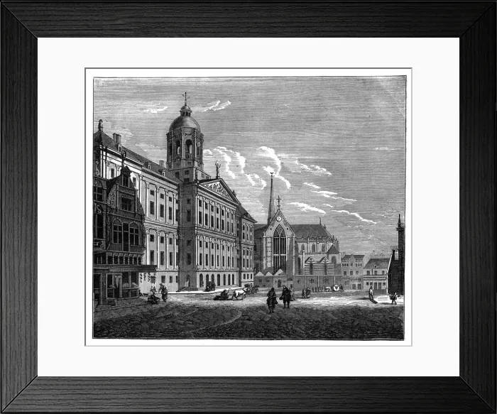 Framed Print : The Palais Royal, Amsterdam, c1890 Framed Print : The Palais Royal, Amsterdam, c1890