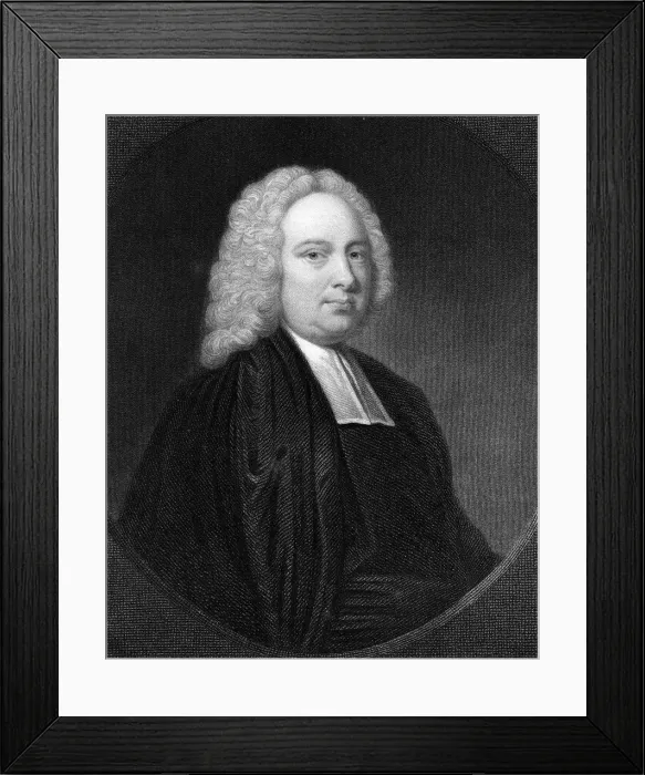 Framed Print : James Bradley, 18th century English astronomer, (1836). Artist: E Scriven Framed Print : James Bradley, 18th century English astronomer, (1836). Artist: E Scriven