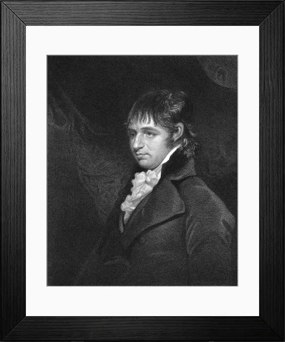 Framed Print : Richard Porson, English classical scholar, (1836). Artist: B Holl Framed Print : Richard Porson, English classical scholar, (1836). Artist: B Holl