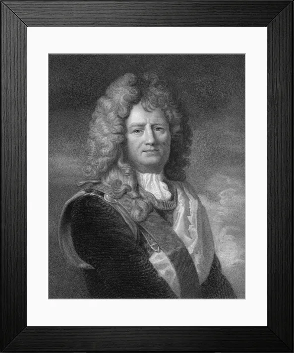 Framed Print : Sebastian le Prestre de Vauban, French military engineer, (1836). Artist: William Thomas Fry Framed Print : Sebastian le Prestre de Vauban, French military engineer, (1836). Artist: William Thomas Fry