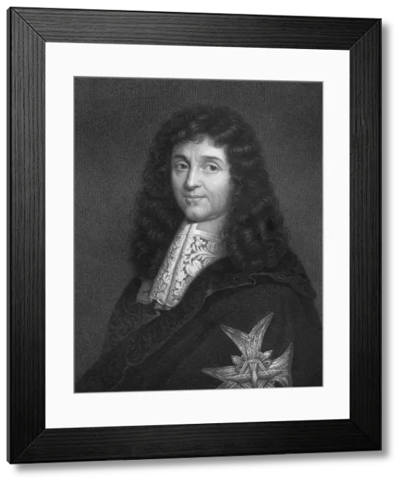 Framed Print : Jean-Baptiste Colbert, 17th century French statesman, (1836). Artist: W Holl Framed Print : Jean-Baptiste Colbert, 17th century French statesman, (1836). Artist: W Holl