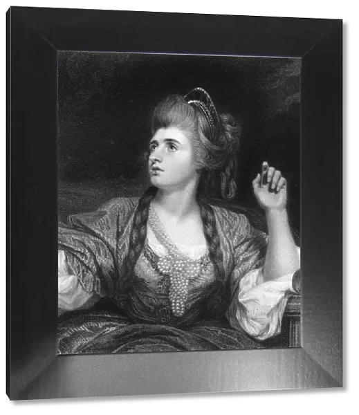 Sarah Siddons, English tragic actress, (1836). Artist: W Holl