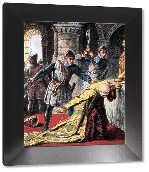 Murder Of Thomas A Becket, 1170, (c1850)