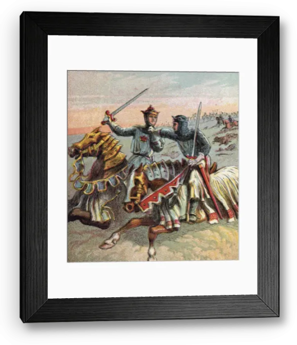 Framed Print : After The Battle Of Crecy, 1346, (c1850) Framed Print : After The Battle Of Crecy, 1346, (c1850)