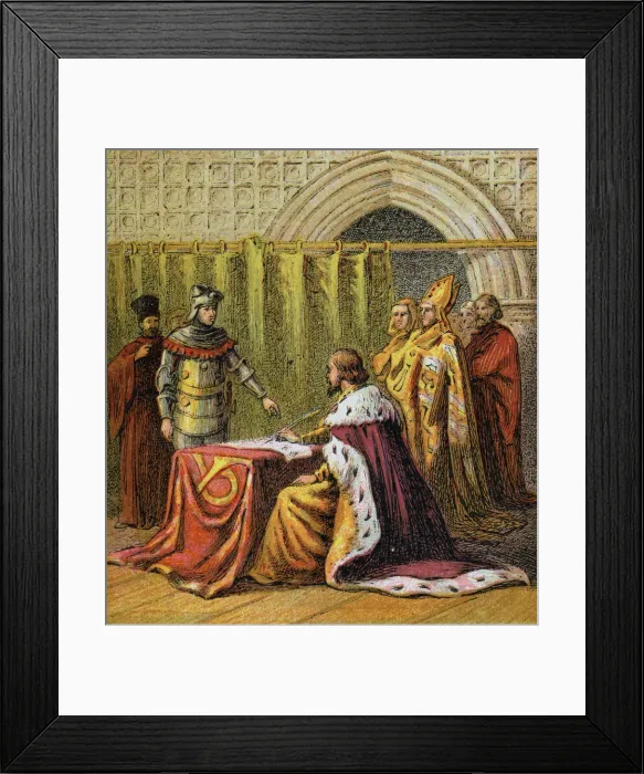 Framed Print : Richard II Abdicates, 1399, (c1850) Framed Print : Richard II Abdicates, 1399, (c1850)