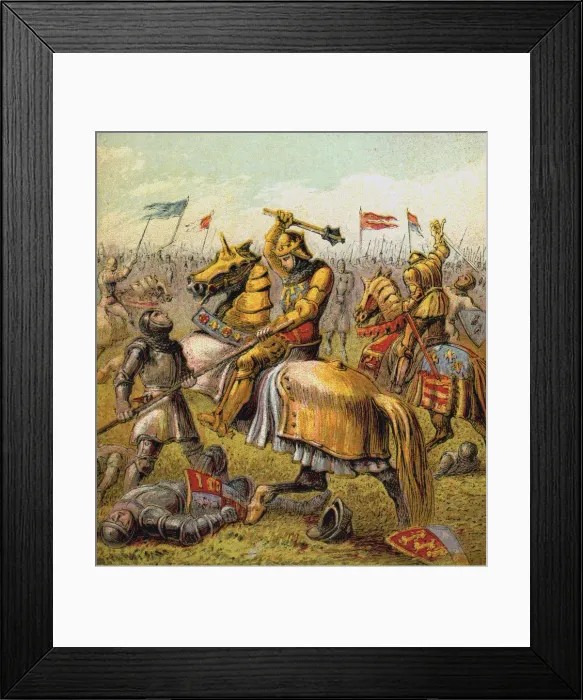 Framed Print : The War Of The Roses, 1455-1485, (c1850) Framed Print : The War Of The Roses, 1455-1485, (c1850)